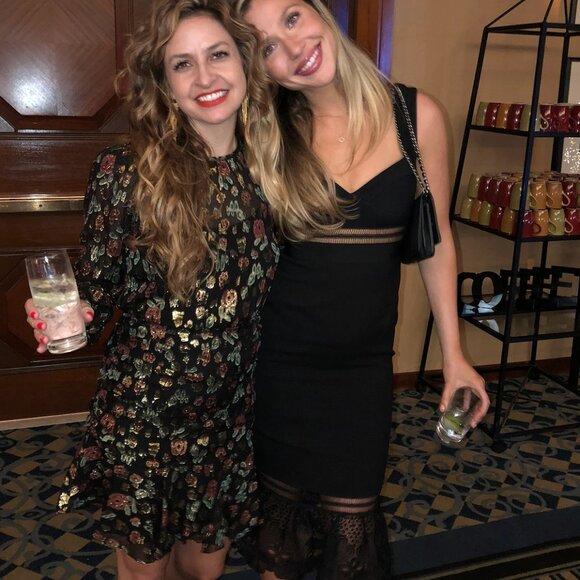 Veronica Beard Metallic Shimmer Dress – Size 0 - Picture 3 of 3